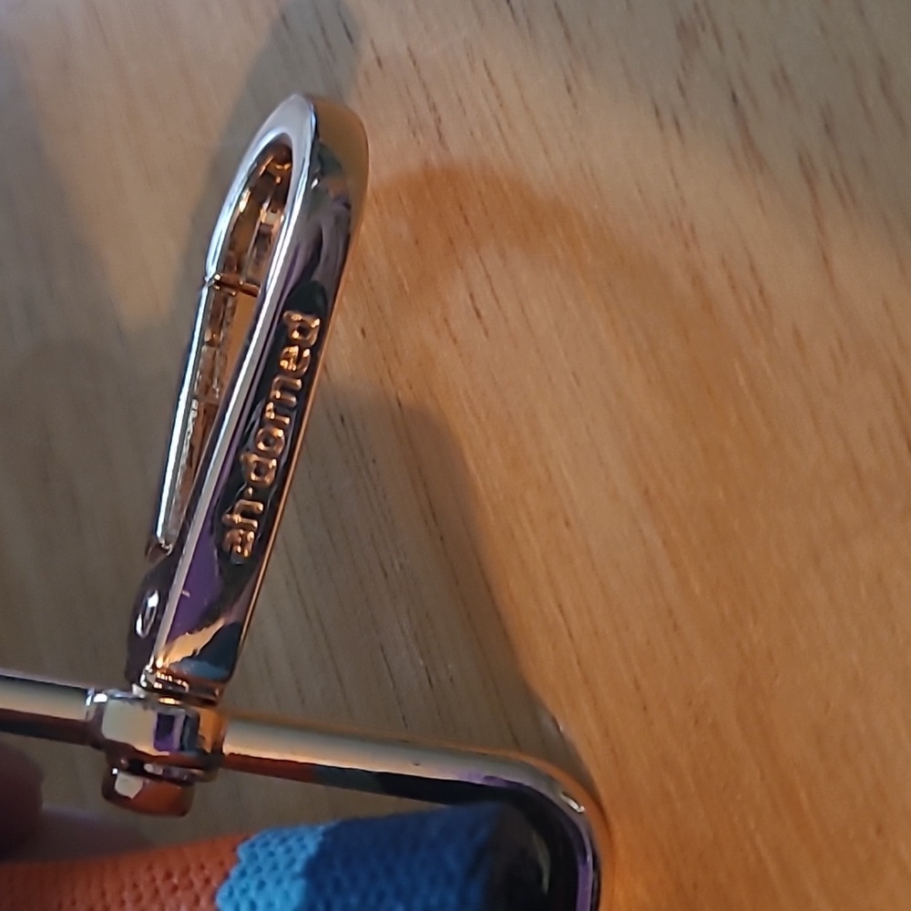 Ahdorned Guitar Style Tri-Stripe Handbag Strap  Gold Hardware - Picture 3 of 3